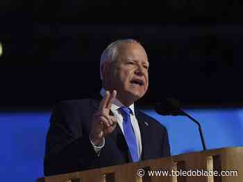 Walz accepts V.P. nomination as DNC focuses on reproductive rights