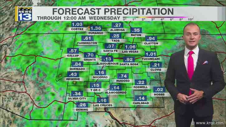 Monsoon storms help to cool temperatures off starting Thursday