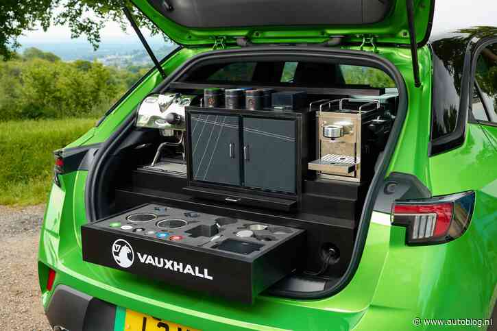 Opel Mokka Cofe-e heeft koffiezetapparaat in kofferbak