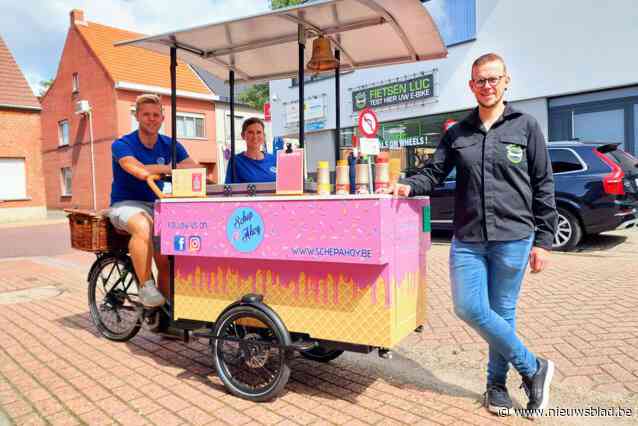 Joren van Schep Ahoy vaart uit met coole e-ijsbakfiets: “Ik kan mijn ijskar op elk feestje vlot binnenrijden”
