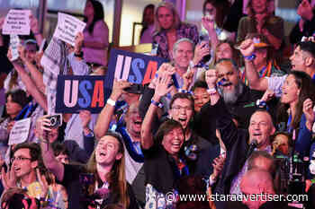 Democrats at convention embrace unions