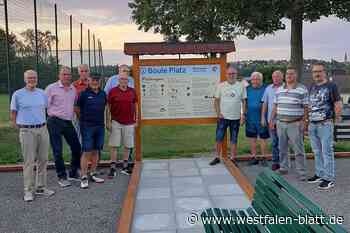 In Warburg-Wormeln kann jetzt Boule gespielt werden