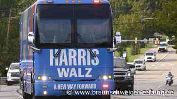 „Ground Force One“: Im gepanzerten Bus mit Kamala Harris