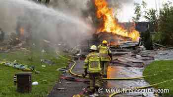 Pa. firefighters rescue man in fatal house explosion