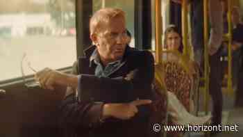 Social-Media-Stunt zum HORIZON-Start: Die BVG fährt Kevin Costner ins Kino