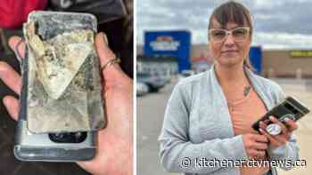 Child's phone catches fire in Cambridge, Ont. movie theatre