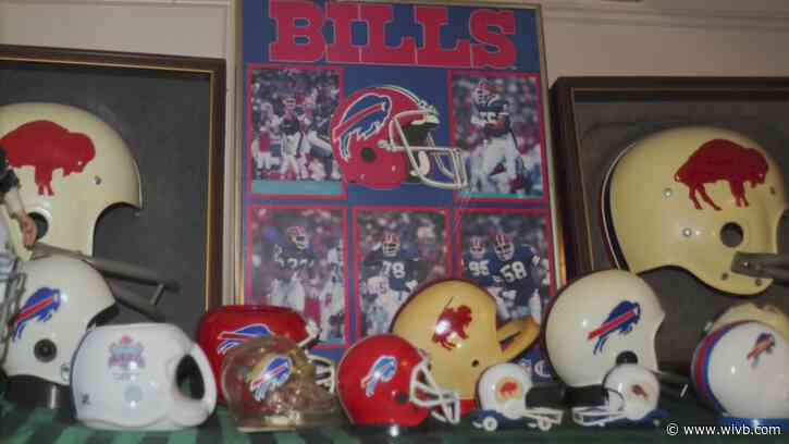 Vintage Bills apparel available at estate sale in Williamsville