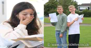 GCSE results joy as Ukrainian refugee and twins studying in Northumberland score top marks