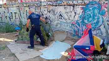 Le favelas sull'Aniene e sul Tevere, duplice intervento della polizia locale