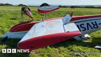 Pilot died in 100m roll after missing runway