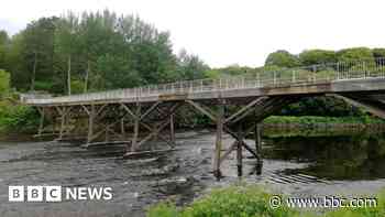 'Mixed emotions' as tram bridge demolition begins