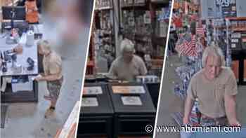 Video shows registered sex offender allegedly stalking 10-year-old at Miami-Dade Home Depot