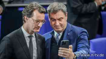 Bündnis auf Bundesebene?: Söder und Wüst streiten über Umgang mit Grünen