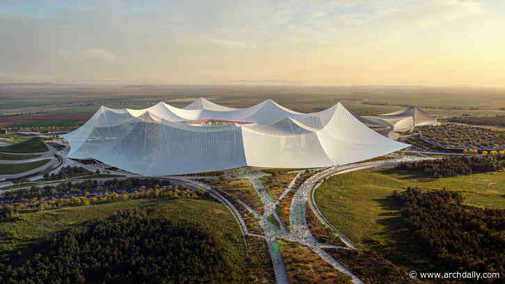 Populous and Oualalou + Choi Reveal World's Largest Football Stadium in Morocco