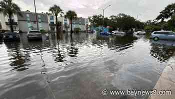 Heavy rains produce flooding in Clearwater