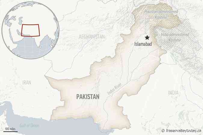 Attackers ambush and kill 11 police officers in eastern Pakistan, officials say