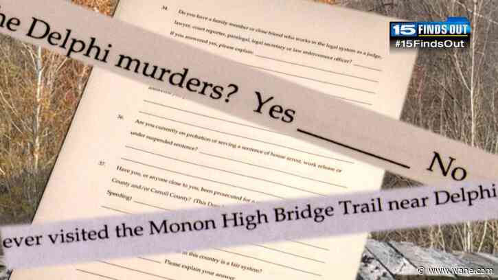 Juror questionnaire in Delphi homicide case "unconventional" says legal expert