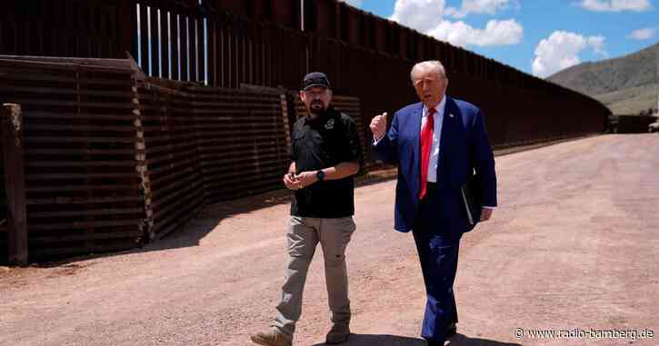 Trump hetzt an US-Südgrenze gegen Harris und Migranten