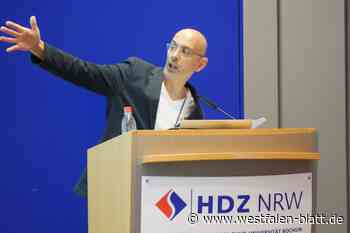 Stefano Zangrando hält Vortrag in der Kinder-Uni