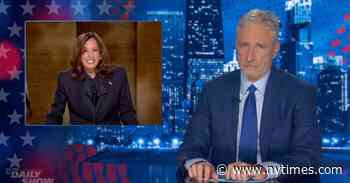 Jon Stewart Goes Live From Chicago on the Last Night of the D.N.C.