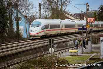 Dutzende Schnellzüge donnern durch den Paderborner Hauptbahnhof