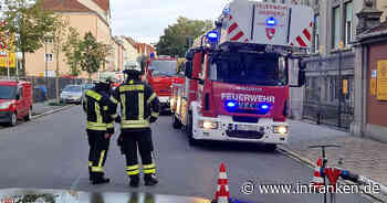 Bamberg: Feuer nahe Bahnhof: Kamin brennt in Malzfabrik