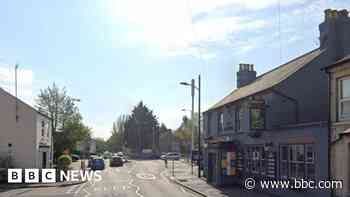 'Loud bang' closes city road and damages pavement