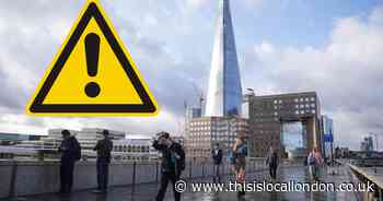 Yellow warning for rain issued for London on bank holiday weekend