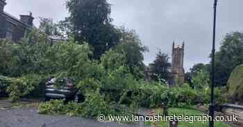 Pictures as Storm Lilian brings down trees and causes carnage across Lancashire