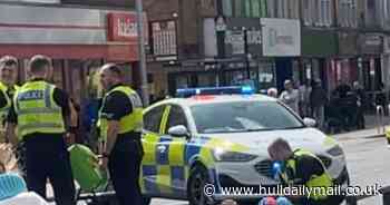 Holderness Road reopens after car collides with woman