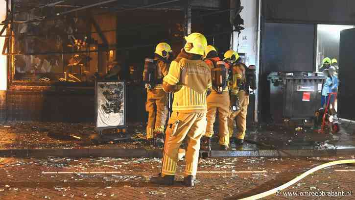 Explosie bij viswinkel: politie gaat uit van aanslag