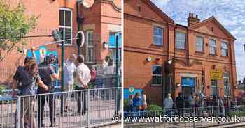 Watch as BBC films at Watford primary school today