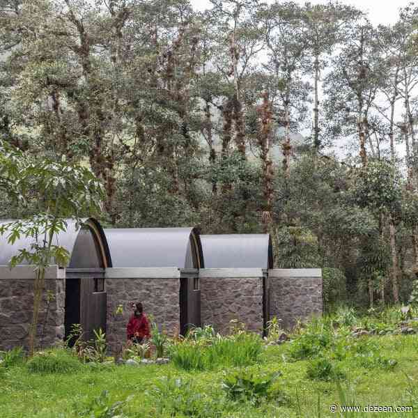 Wooden vaults sit on stone foundations at Ecuador hotel extension