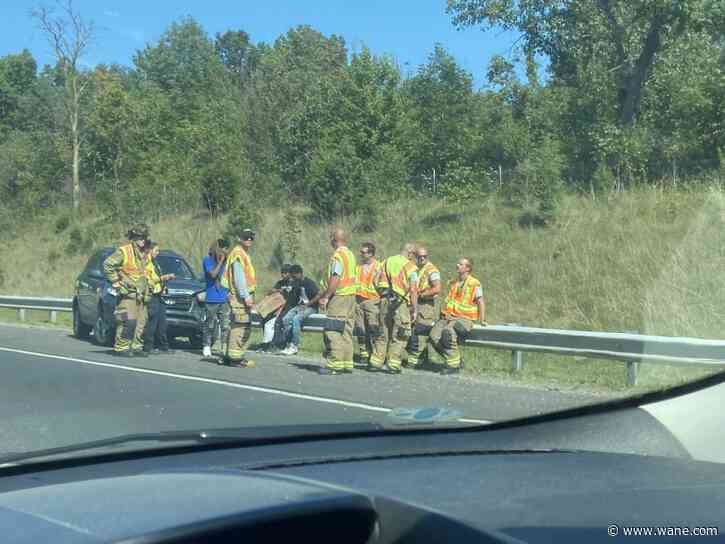 I-69 crash near Auburn Road overpass stalls northbound traffic