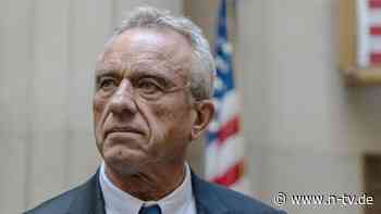 Unterstützung für Trump: Parteiloser Kennedy zieht sich aus Swing States zurück