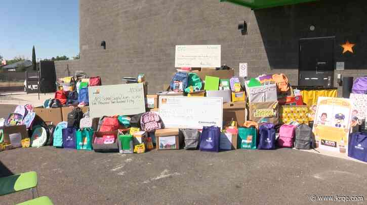 Albuquerque Public Schools receives donation of school supplies