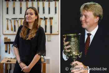 Eeuwenlange onduidelijkheid over afkomst, maar nu ontdekt Hanne (29) dat pronkbeker waaruit alleen Nederlandse vorst mag drinken uit Antwerpen komt