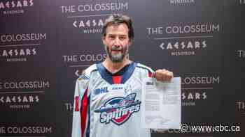Keanu Reeves signs 1-day contract with OHL team to help raise money for mental health