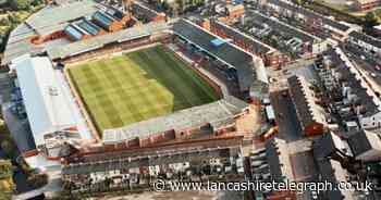 Aerial photo gives great view of Ewood Park before new stands built