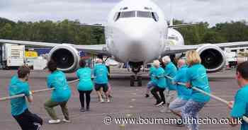 Teams gear up to pull 35-tonne aircraft in Dorset charity event