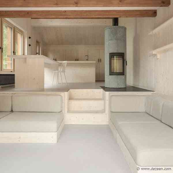 Giona Bierens de Haan Architectures refreshes 1960s Swiss mountain chalet