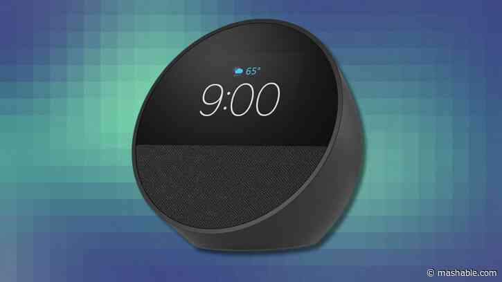 Wake up with 31% off the smart alarm-enabled Amazon Echo Spot today
