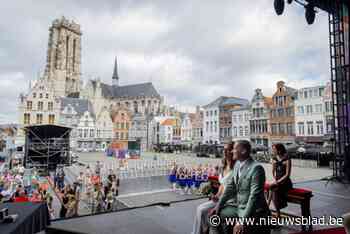 Mechelaars beloven elkaar eeuwige trouw op hoofdpodium van Maanrock: “Dit is echt een uniek kader”
