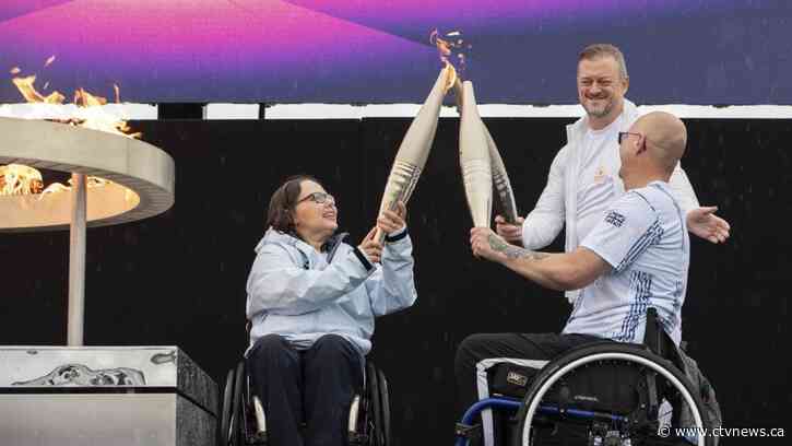 Under sea and over land, the Paris Paralympics flame is lit before beginning an exceptional journey