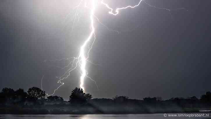 Code oranje in Brabant: zware windstoten en onweer op komst