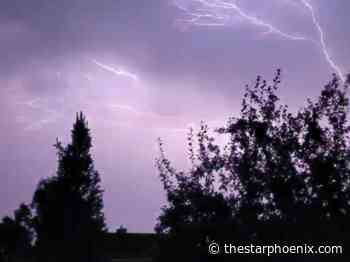 Wild weather lights up skies across Saskatchewan