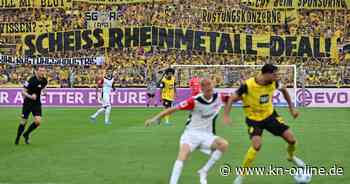 BVB-Proteste gegen Rheinmetall: Fans stellen Support kurz ein