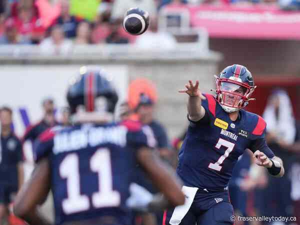 Cody Fajardo starts at QB as league-leading Alouettes host surging Elks