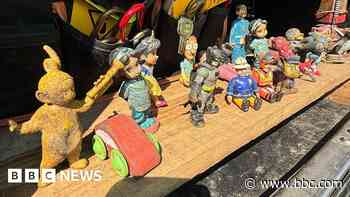 Toys found in sewers after being lost down the loo