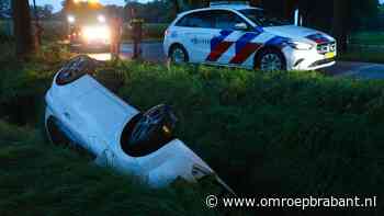 112-nieuws: auto op z'n kant in sloot • zware windstoten op komst